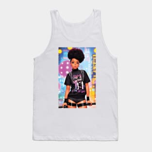 Cyber Punk Black Girl Tank Top